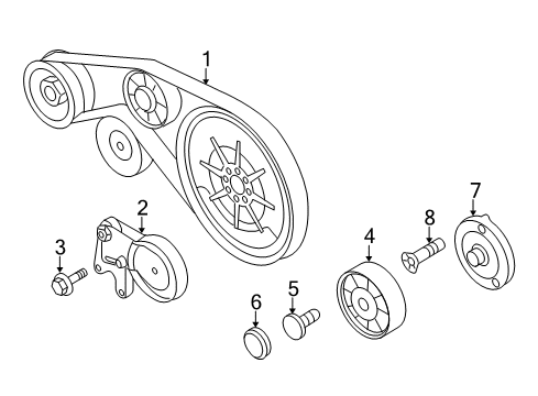 2015 Audi R8 Belts & Pulleys