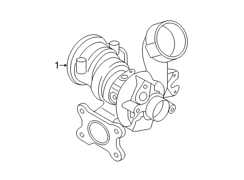 2016 Audi A3 Sportback e-tron Exhaust Manifold