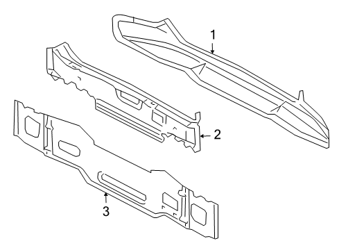 2004 Audi A4 Rear Body Diagram 1