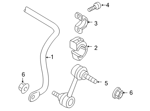 2009 Audi A3 Quattro Rear Suspension, Control Arm Diagram 2