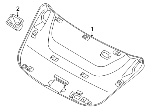 2022 Audi e-tron GT Interior Trim - Trunk