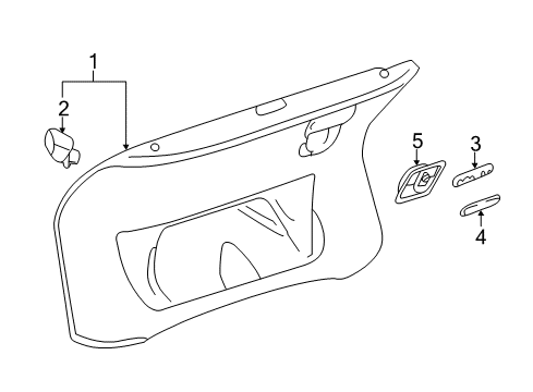 2014 Audi A4 Interior Trim - Trunk Lid