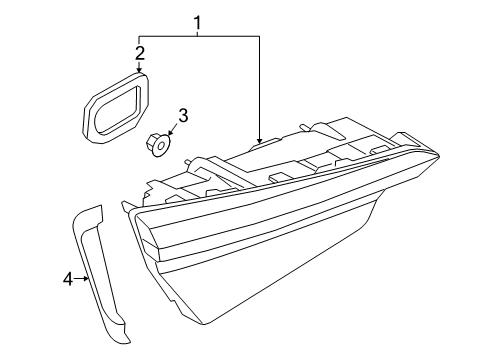 2022 Audi A5 Sportback Combination Lamps