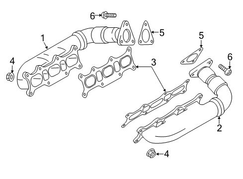 2014 Audi A7 Quattro Exhaust Manifold