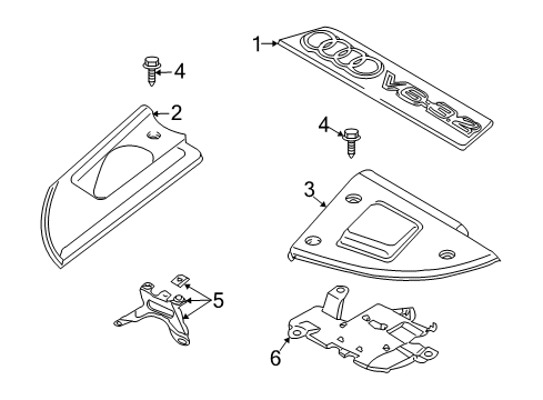 2004 Audi TT Quattro Engine Appearance Cover