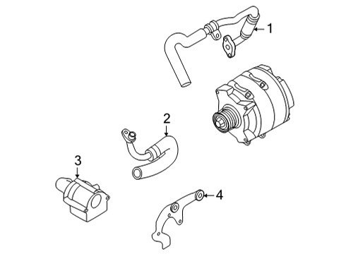 2020 Audi RS Q8 Hoses & Pipes