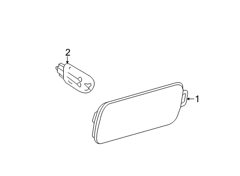 2013 Audi A7 Quattro Front Lamps - Side Marker Lamps