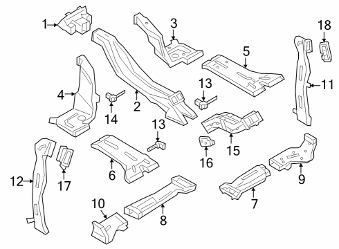 2024 Audi Q8 e-tron Ducts Diagram 2