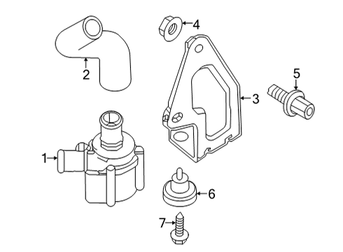 2020 Audi S5 Water Pump Diagram 2