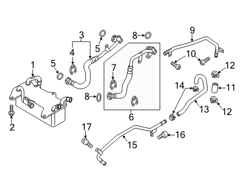 2018 Audi A6 Quattro Trans Oil Cooler