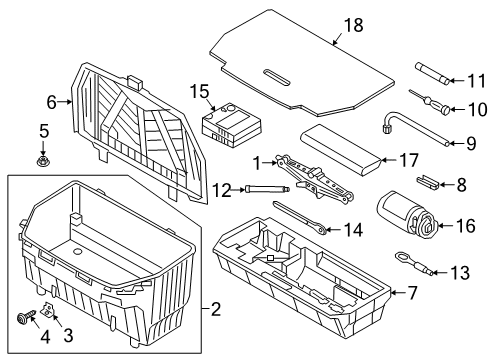 2022 Audi e-tron Quattro Jack & Components