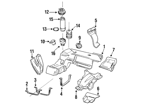 1994 Audi 90 Quattro Fuel Supply