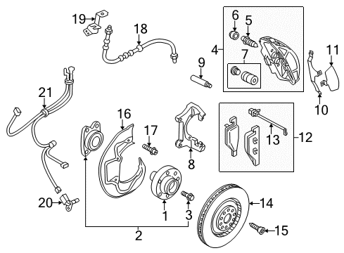 2015 Audi S8 Brake Components