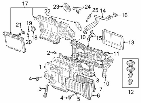 2020 Audi A8 Quattro Heater Components