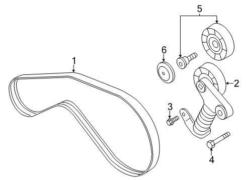 2015 Audi S8 Belts & Pulleys