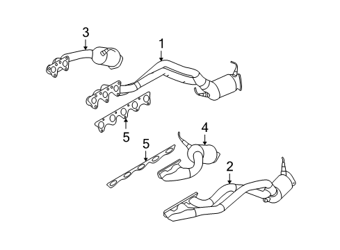 2011 Audi S6 Exhaust Manifold