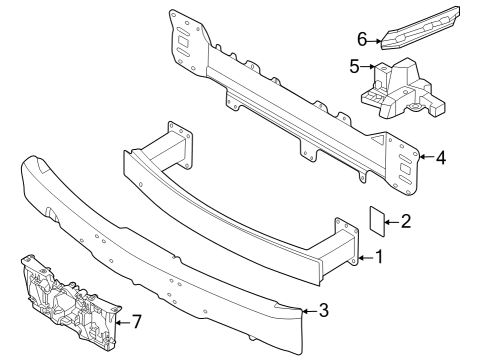 2022 Audi e-tron GT Bumper & Components - Front