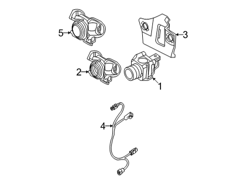 2022 Audi Q7 Parking Aid Diagram 3