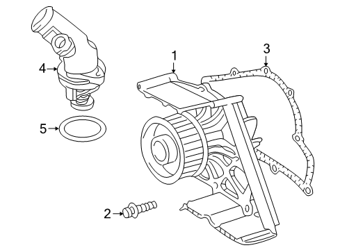 2003 Audi A6 Water Pump