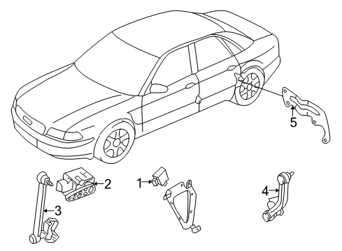 2001 Audi S4 Electrical Components