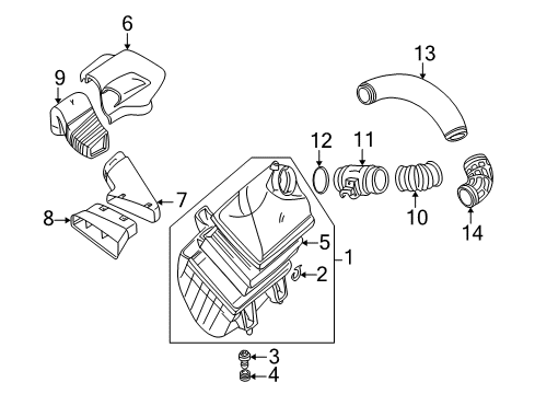 2003 Audi S6 Air Intake