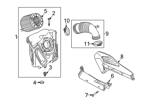 2020 Audi S5 Filters Diagram 1