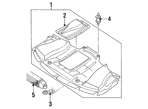 1992 Audi V8 Quattro Engine Appearance Cover