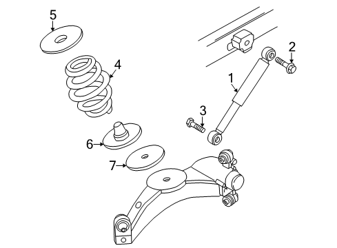 2006 Audi TT Shocks & Components - Rear