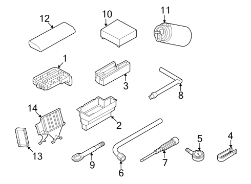 2022 Audi Q5 Jack & Components