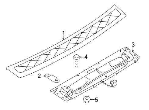 2015 Audi R8 Spoiler Diagram 1