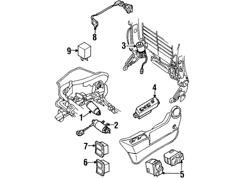 1998 Audi Cabriolet Tracks & Components