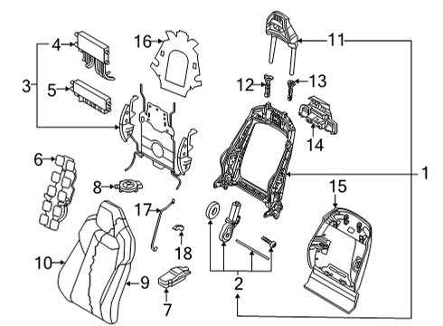 2023 Audi RS Q8 Power Seats Diagram 2