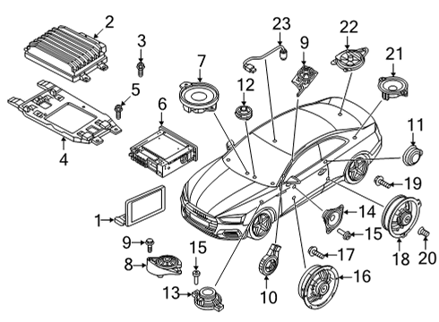 2022 Audi RS5 Sound System