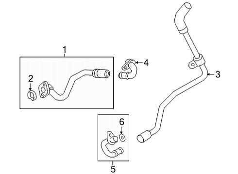 2022 Audi A6 allroad Hoses, Lines & Pipes