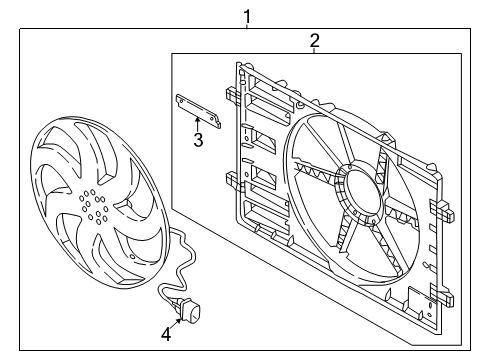 2018 Audi A3 Cooling System, Radiator, Water Pump, Cooling Fan Diagram 4