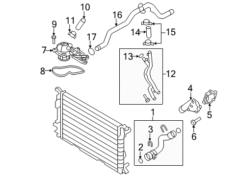 2010 Audi Q5 Hoses, Lines & Pipes