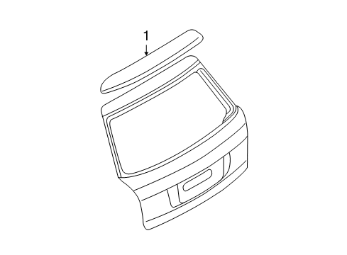 2006 Audi A4 Quattro Lift Gate - Spoiler