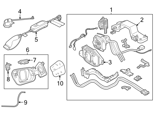 2024 Audi Q4 e-tron Electrical Components - Quarter Panel