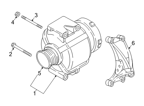 2017 Audi Q7 Alternator