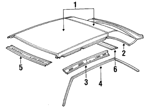 1992 Audi V8 Quattro Roof & Components