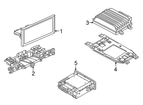 2023 Audi S4 Sound System Diagram 1