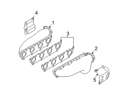 2005 Audi S4 Exhaust Manifold