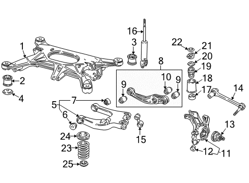 1997 Audi A8 Rear Suspension