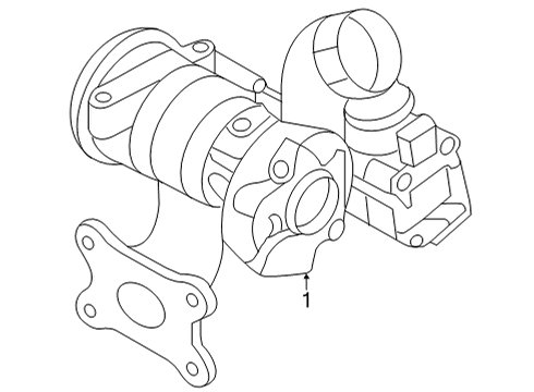 2022 Audi S3 Exhaust Manifold