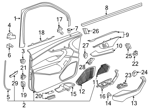 2021 Audi S4 Fuel Door