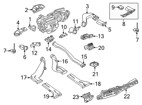 2017 Audi A4 allroad Ducts