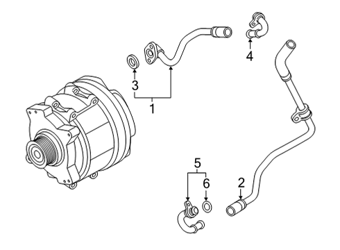 2022 Audi Q7 Hoses & Pipes