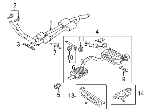 2007 Audi A3 Quattro Exhaust Components