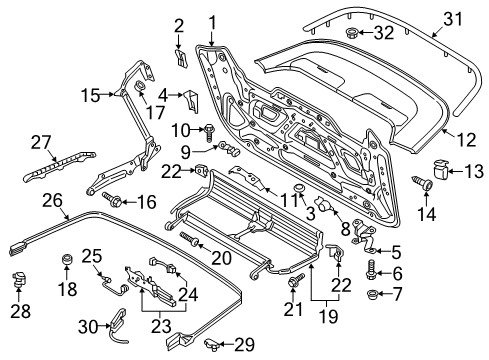 2015 Audi A3 Stowage Compartment