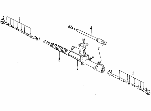 1986 Audi 4000 Quattro Power Steering Gear